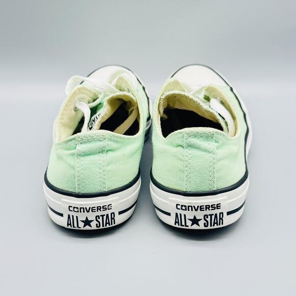 Converse Shoes Womens 7 Mint Green Canvas Low Top Chuck Taylor All Star Sneaker - Picture 7 of 12